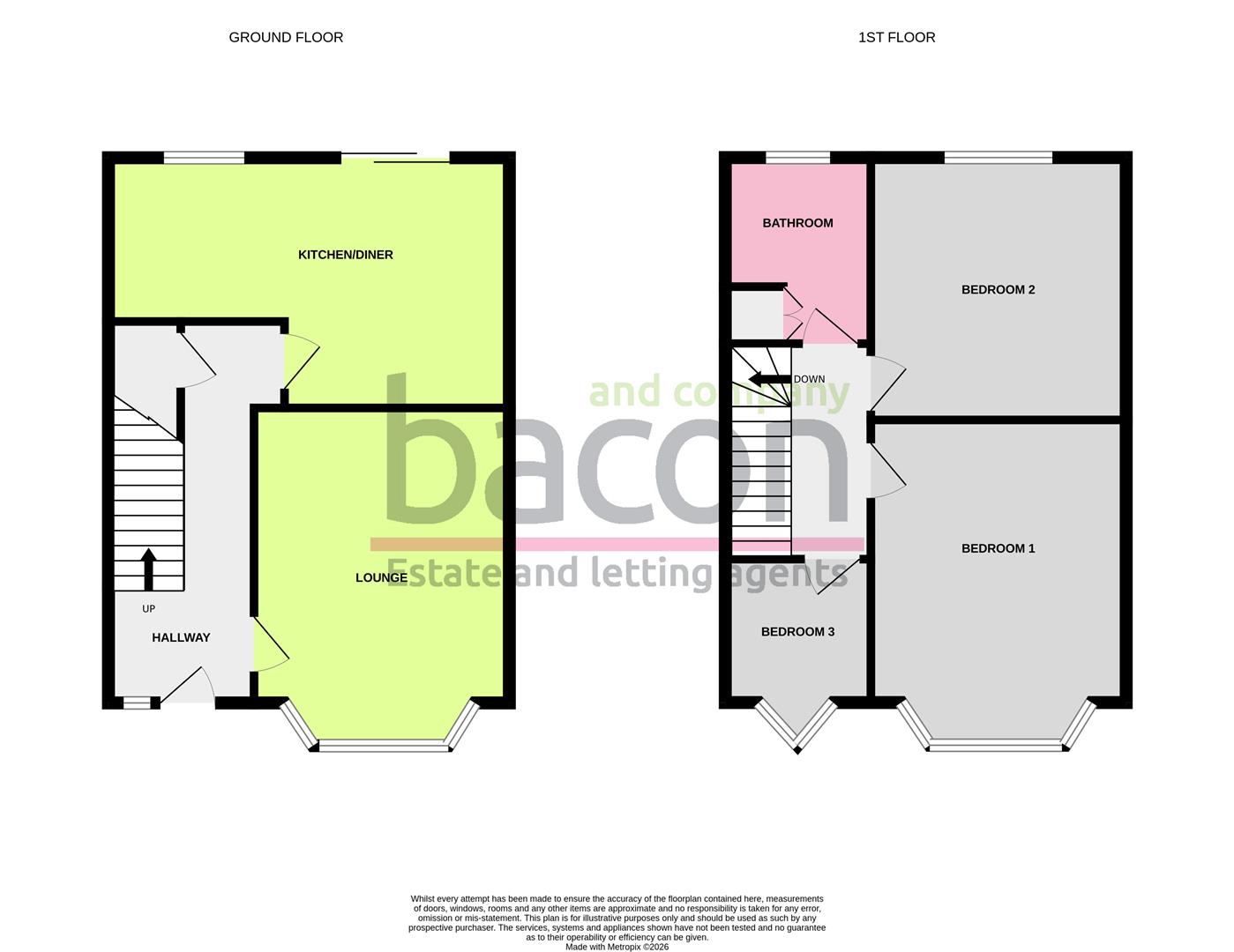 Floor Plan | House - Mid Terrace | Norfolk Street, Worthing, BN11 | For Sale